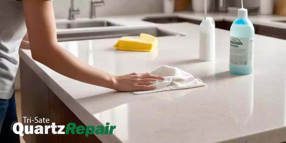 Daily Cleaning for Quartz Countertops