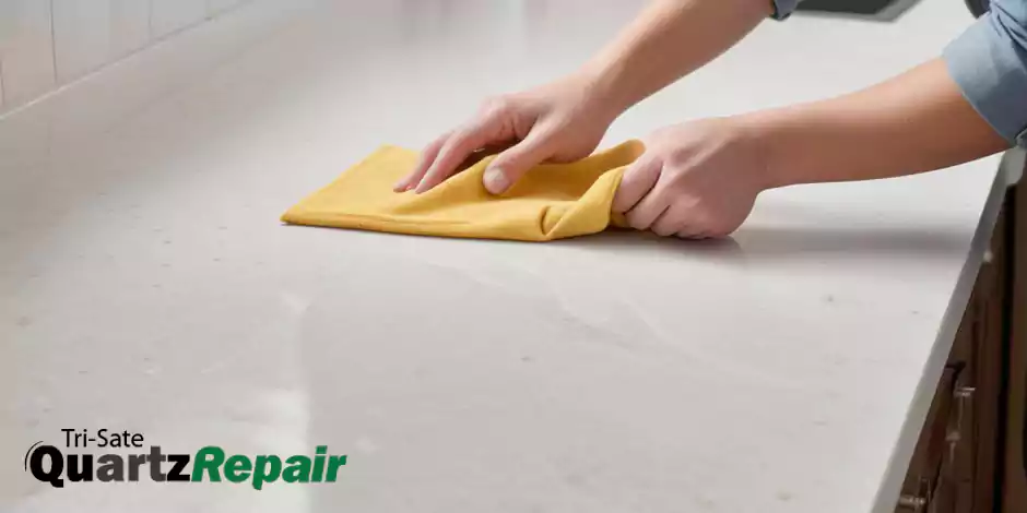 Stubborn Stains on Quartz Countertops